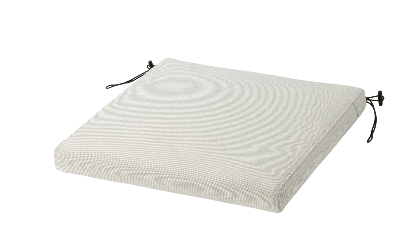 IKEA FRÖSÖN/DUVHOLMEN stolsdyna, utomhus, beige, 44x44 cm