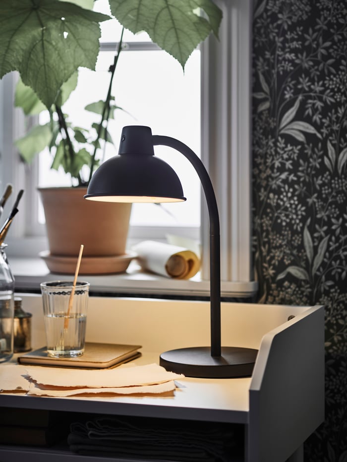 Industrial Design Lighting Solutions - Black Coated Steel - IKEA US