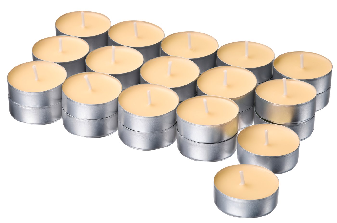 IKEA LOTSFÅGEL doftande värmeljus, persika ljusorange, 3.5 tim.