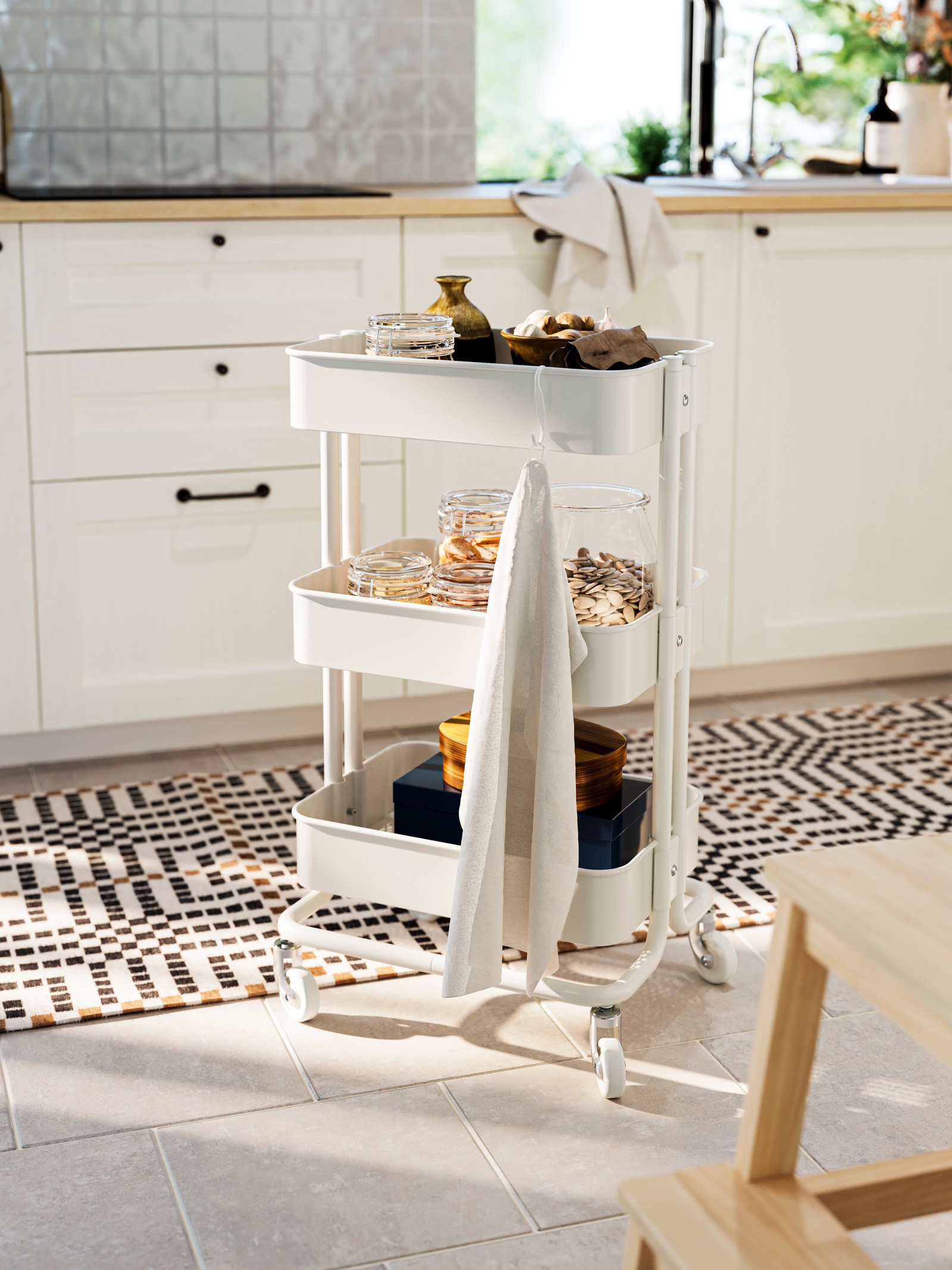 A white SALVIKEN hand towel