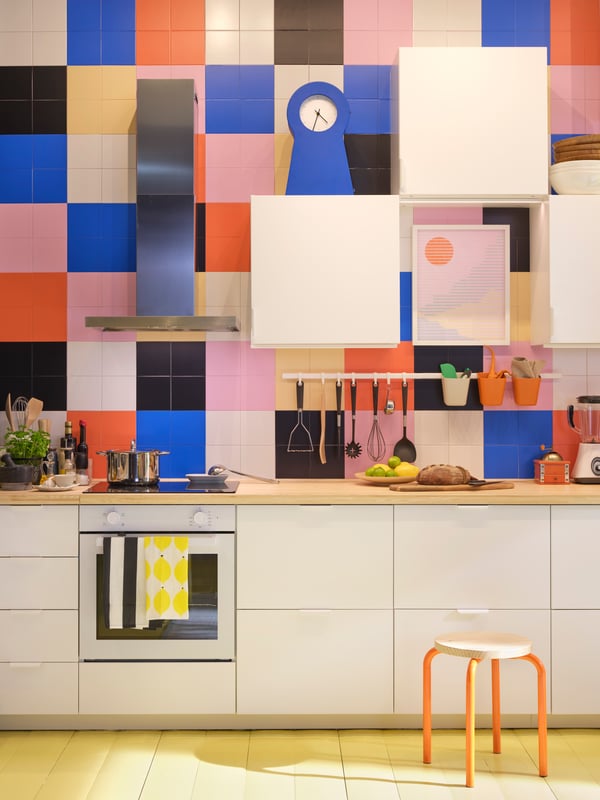 An IKEA 365+ HJÄLTE pasta server in the kitchen