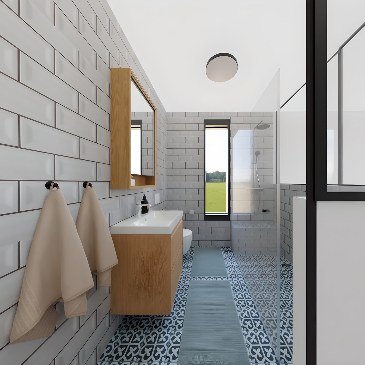 Kopalnica v družinski hiši