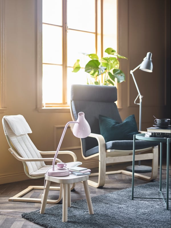 A FLISAT children's stool in the living room