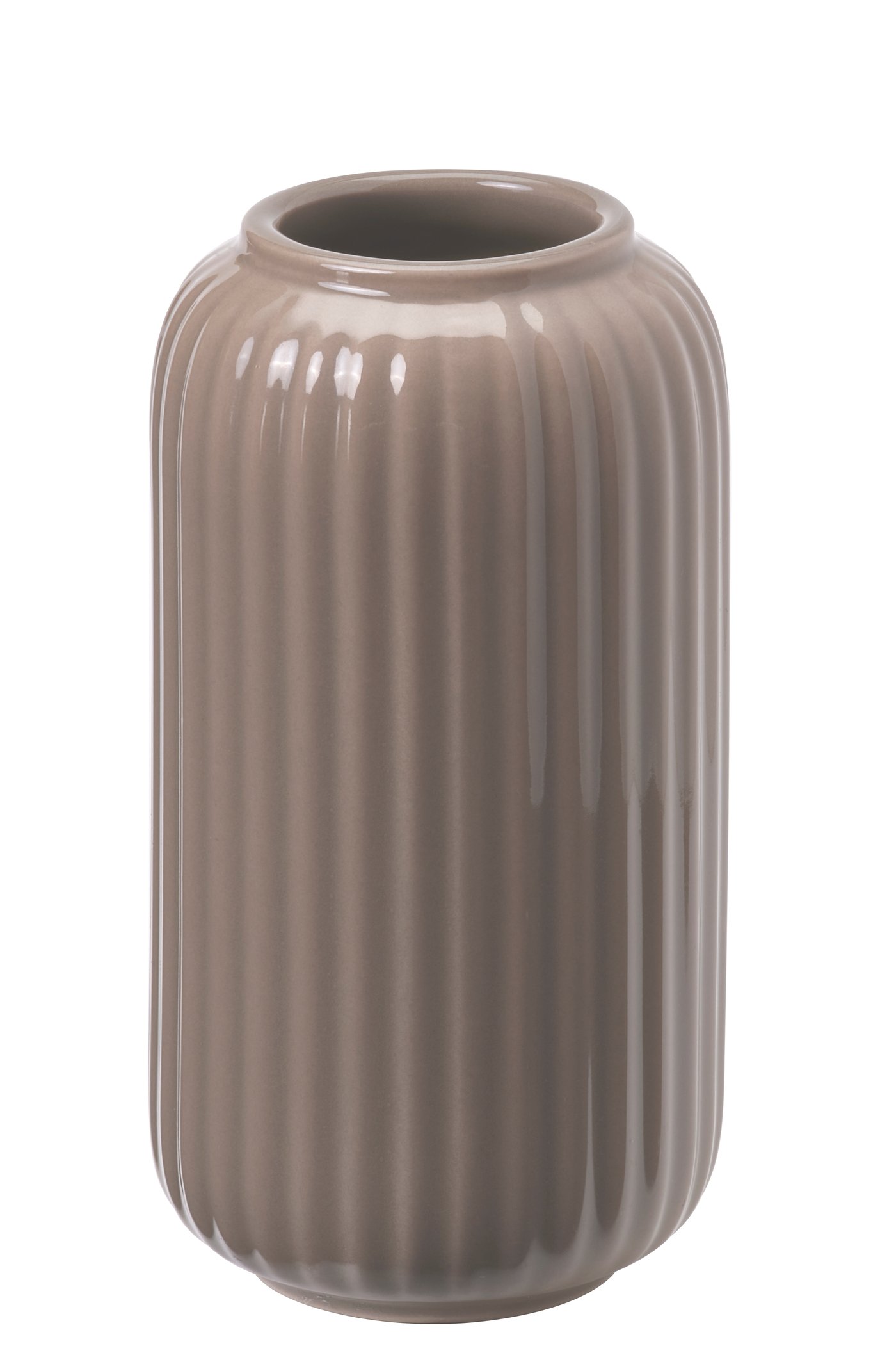 IKEA STILREN vas, mörk gråbeige, 12 cm