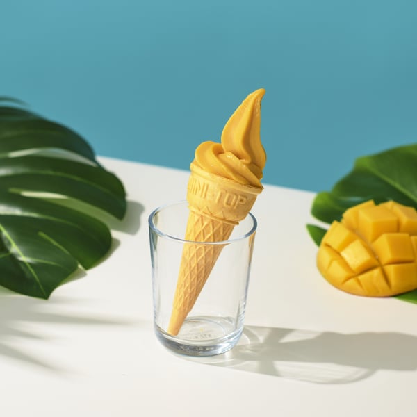 Mango soft ice
