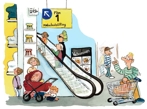 Villads fra Valby i IKEA