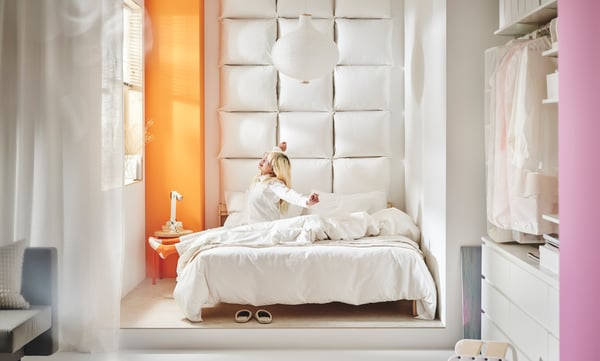 A white DVALA pillowcase
