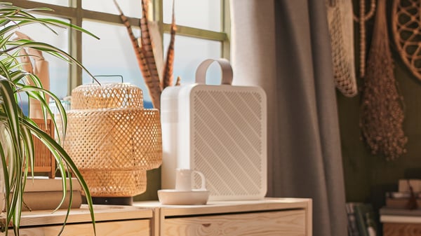 An UPPÅTVIND air purifier