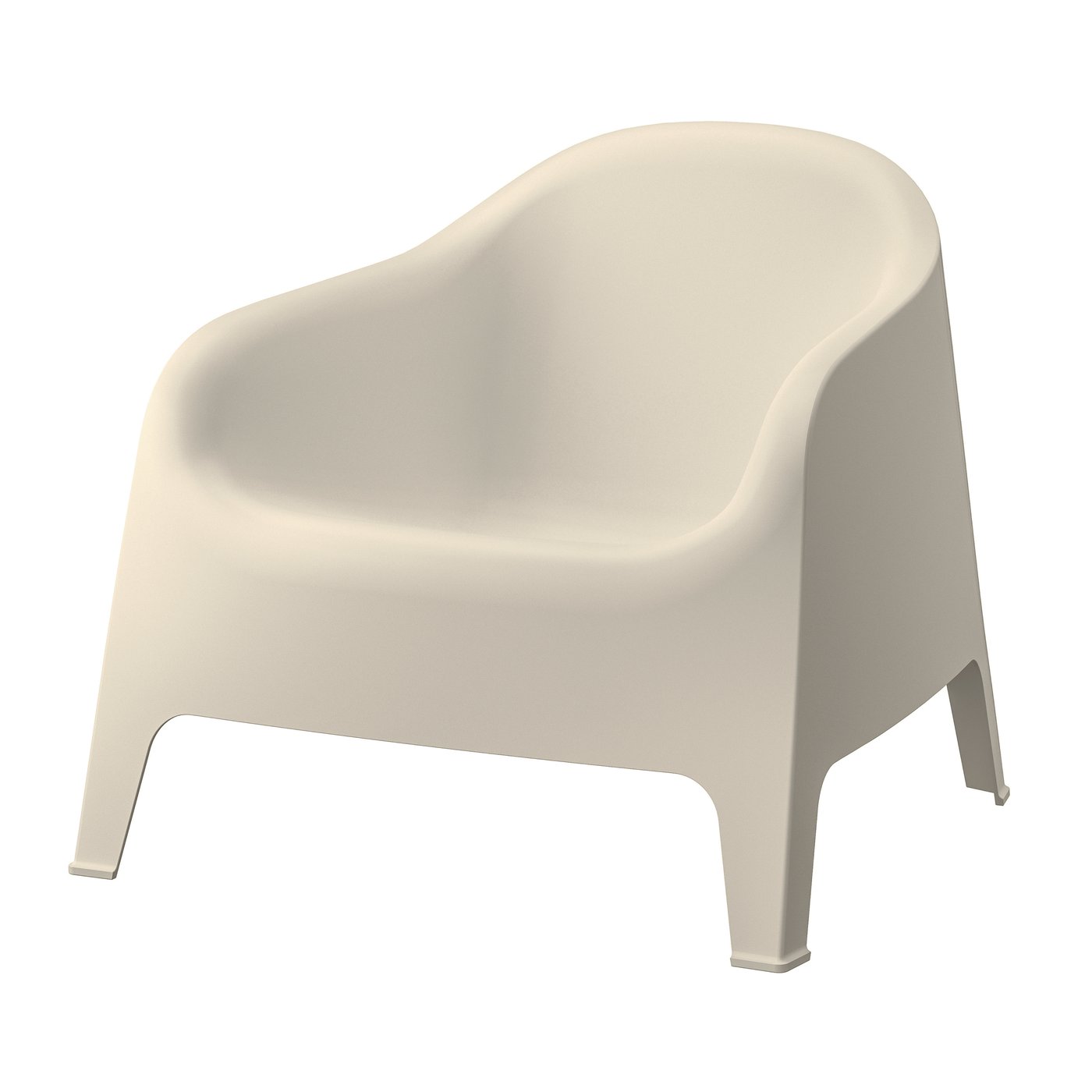 IKEA SKARPÖ utefåtölj, beige, fåtölj, utomhus