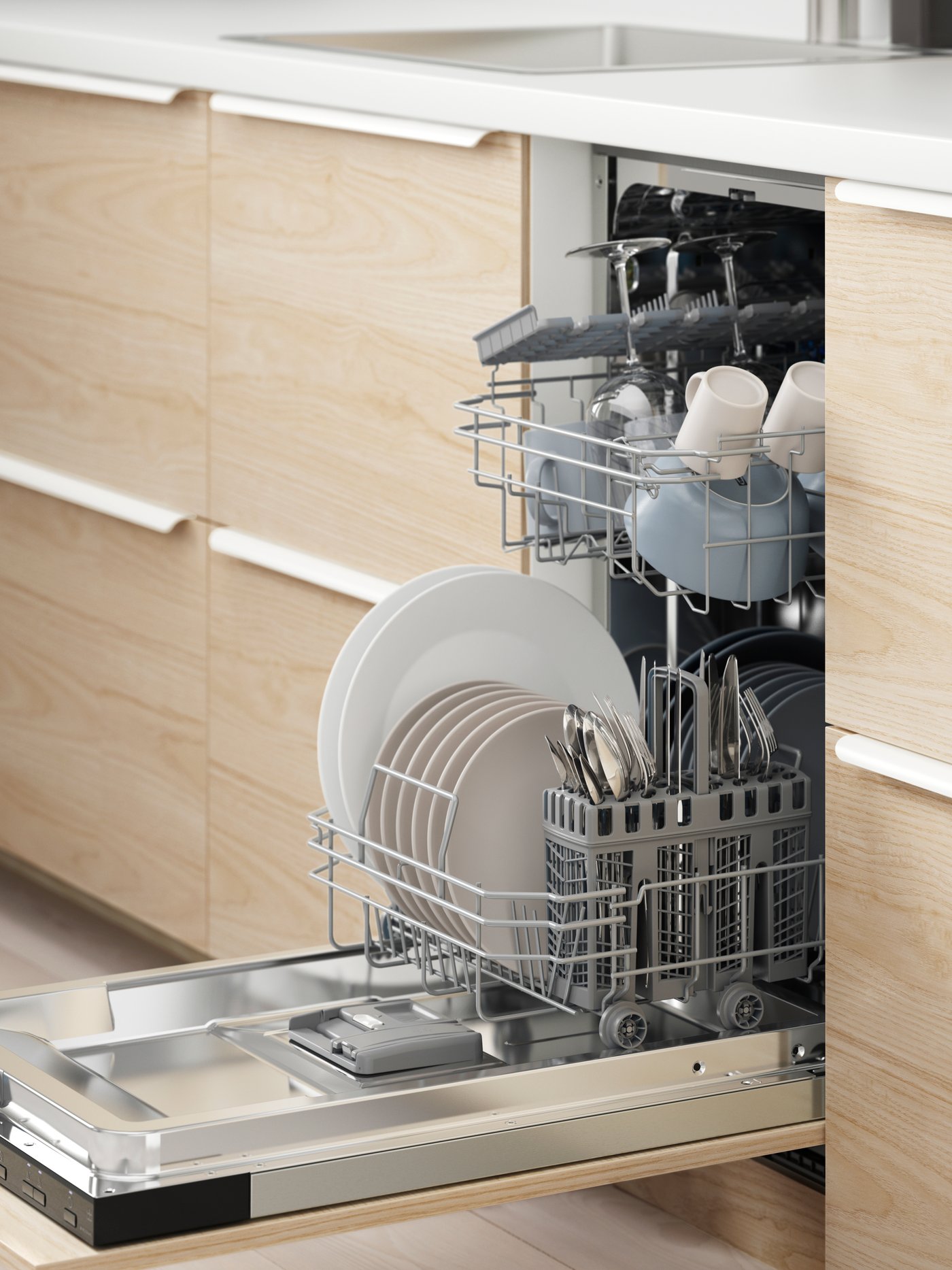 A LAGAN integrated dishwasher