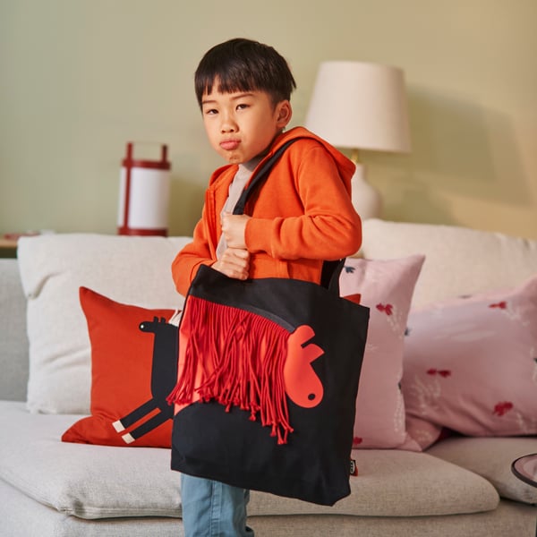 A horse/black red FÖSSTA bag