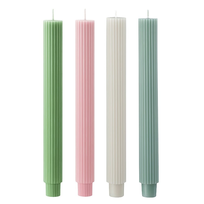 Bougies SMÖJTRÄD en quattre couleurs