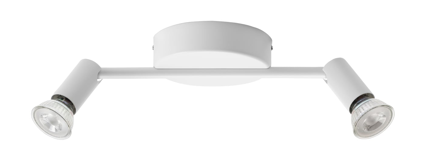 IKEA KRUSNATE takspot med 2 spots, vit