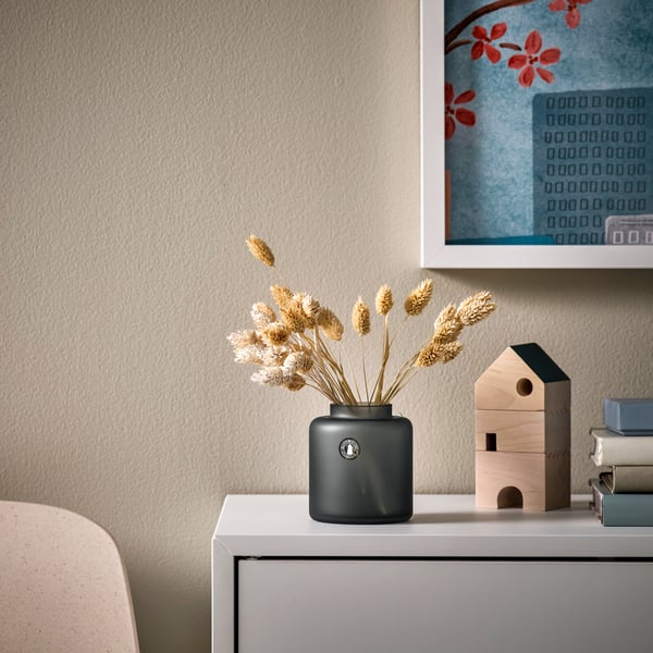 A grey KONSTFULL vase