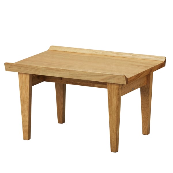 An oak GUTTANE side table in the NA
