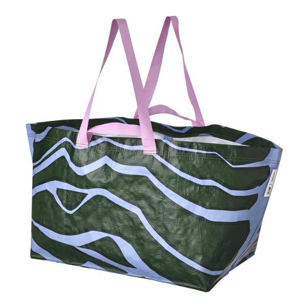 BASTUA バストゥア キャリーバッグ L, ブルー/グリーン