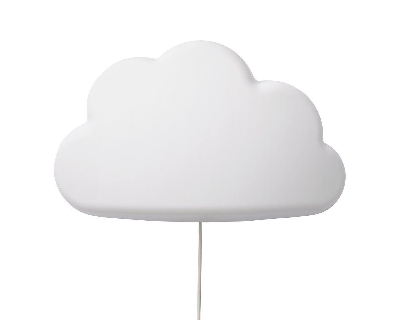 IKEA UPPLYST LED vägglampa, moln vit