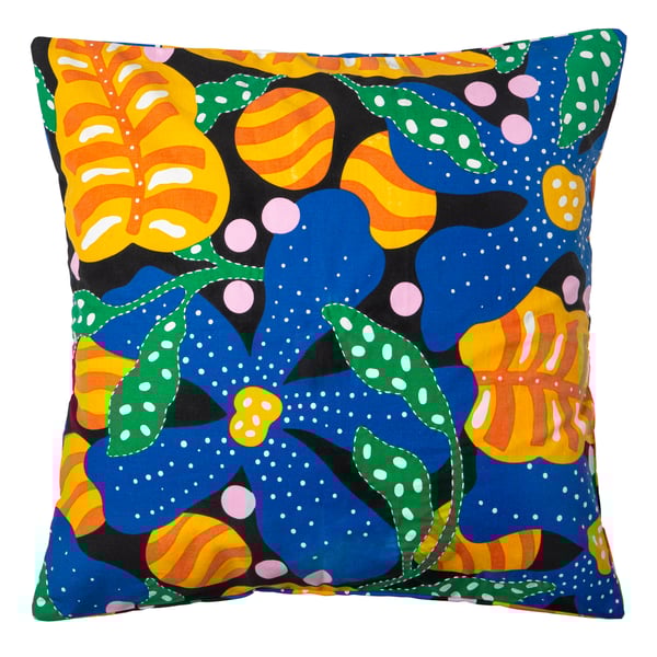 A multicolour/floral pattern MÄVINN cushion cover