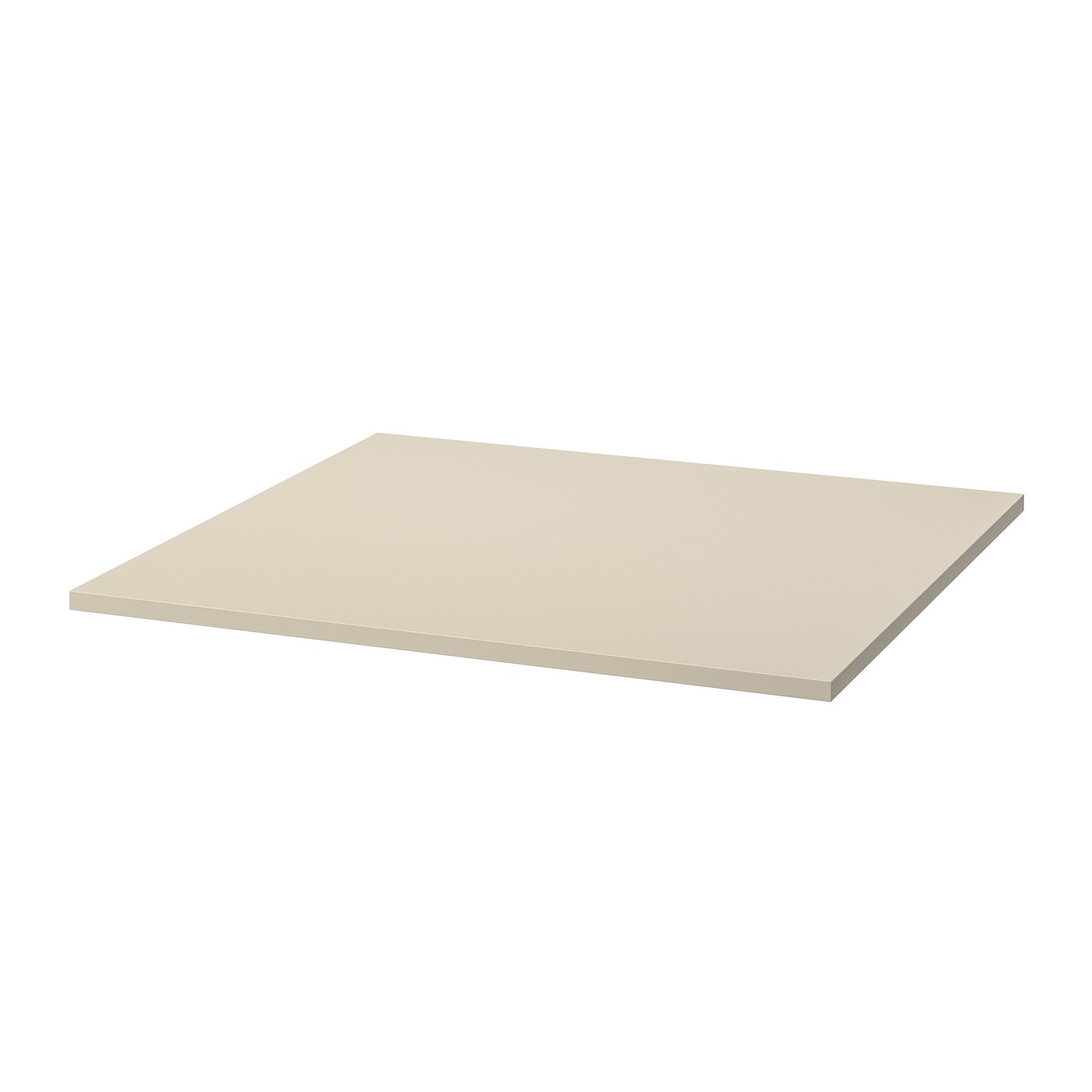 IKEA TROTTEN bordsskiva, beige, 80x80 cm