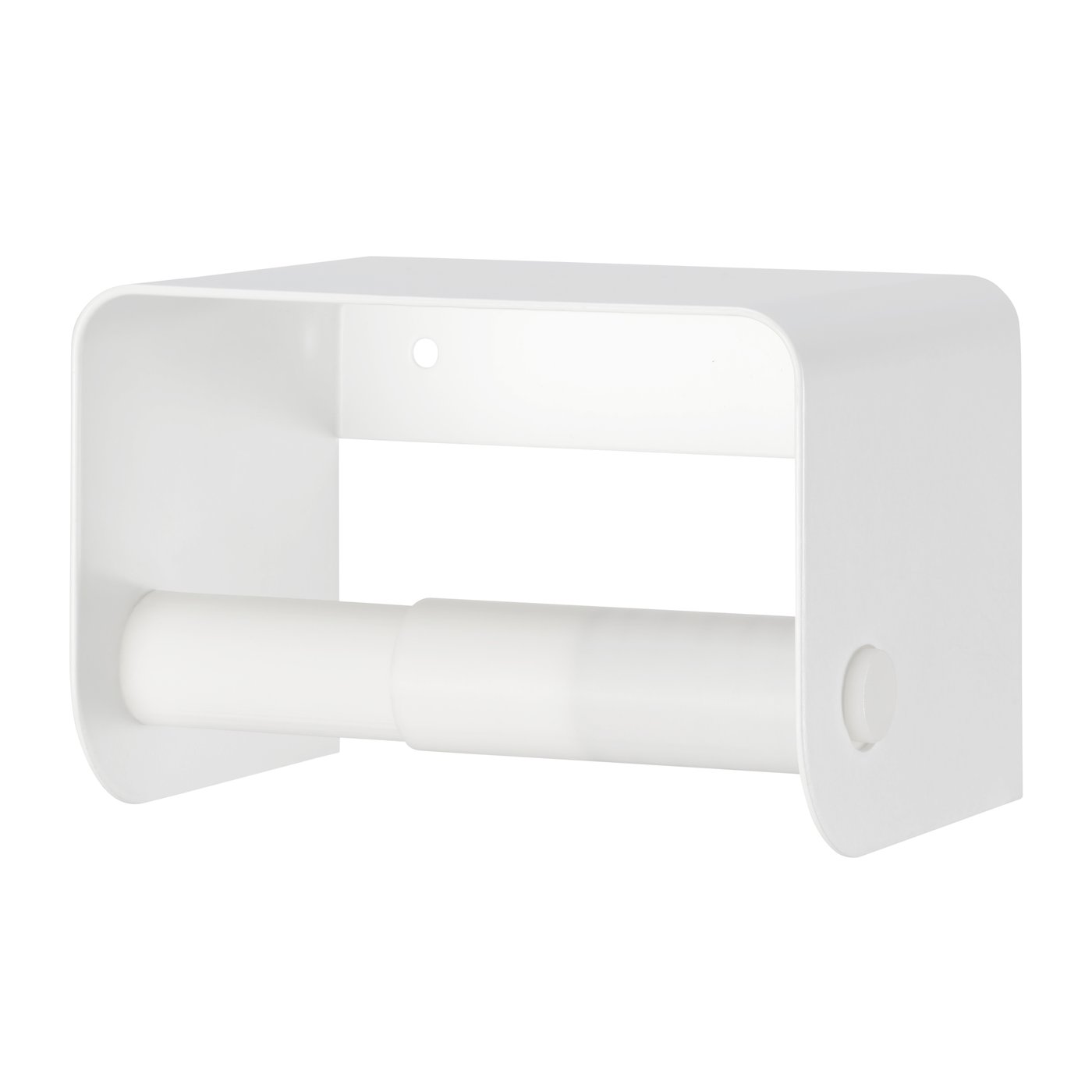 IKEA ENUDDEN toalettrullehållare, vit, 9x13x8 cm