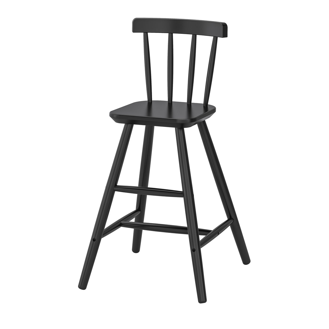 IKEA AGAM juniorstol, svart