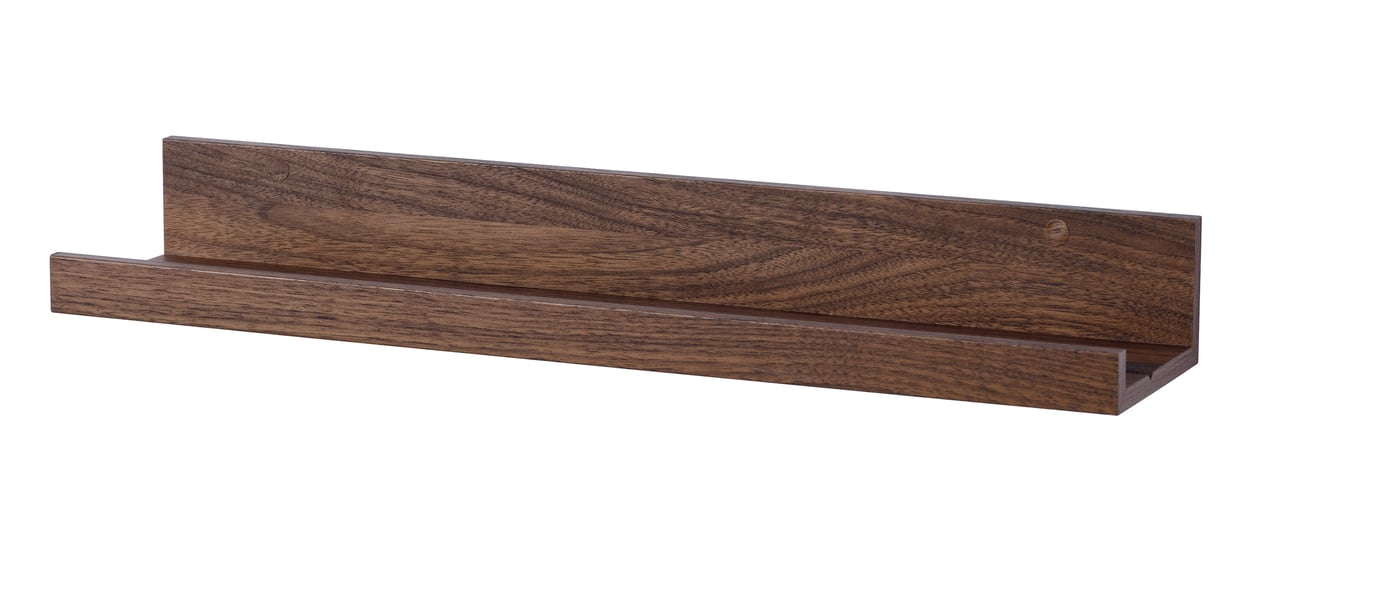 IKEA - MOSSLANDA tauluhylly, pähkinäpuukuvio