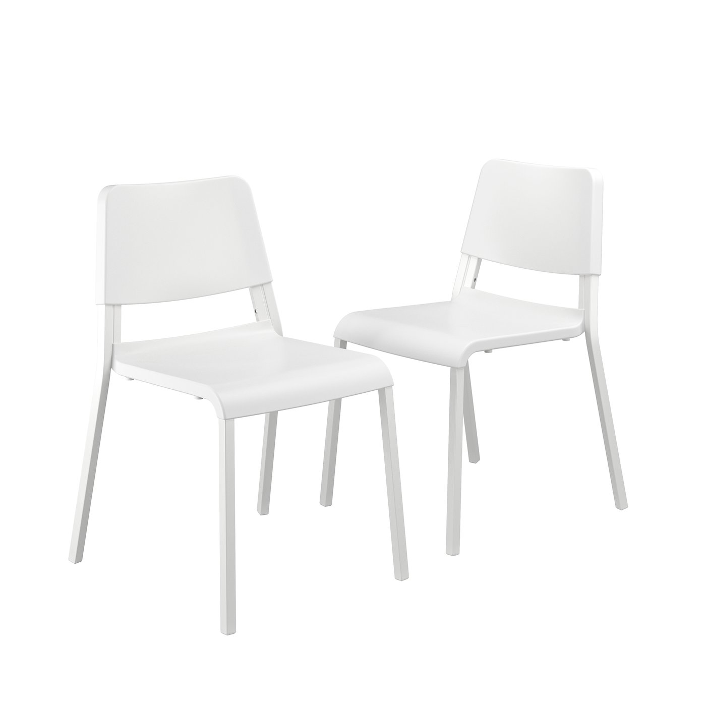 IKEA TEODORES stol, vit