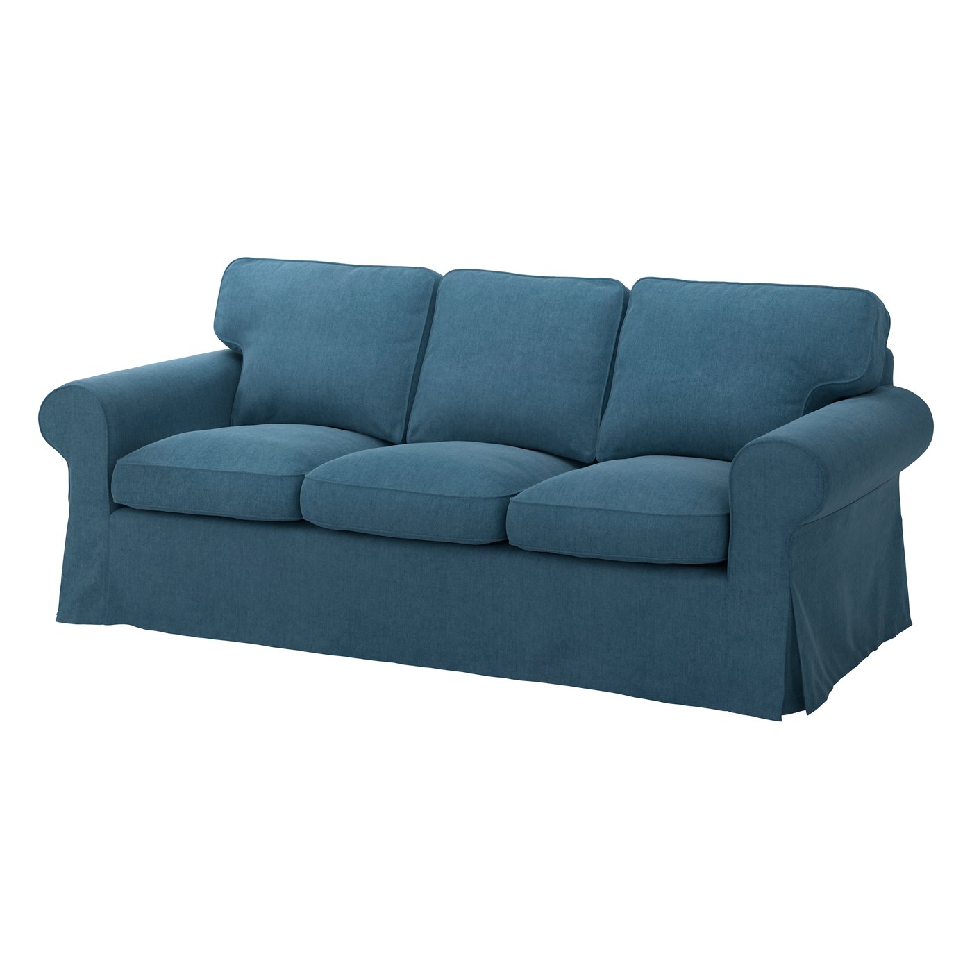 IKEA EKTORP 3-sitssoffa, tallmyra blå