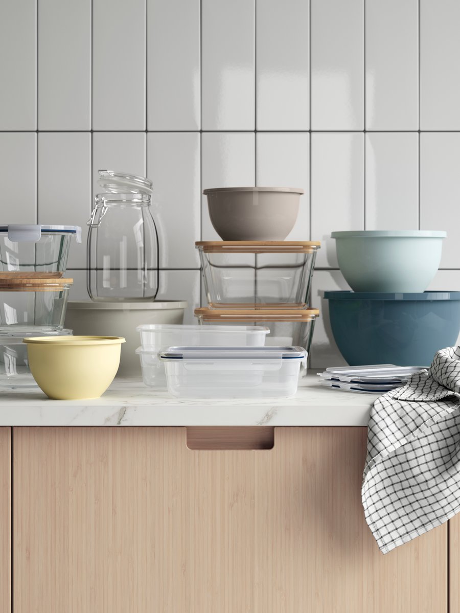 How do you store empty plastic containers? IKEA