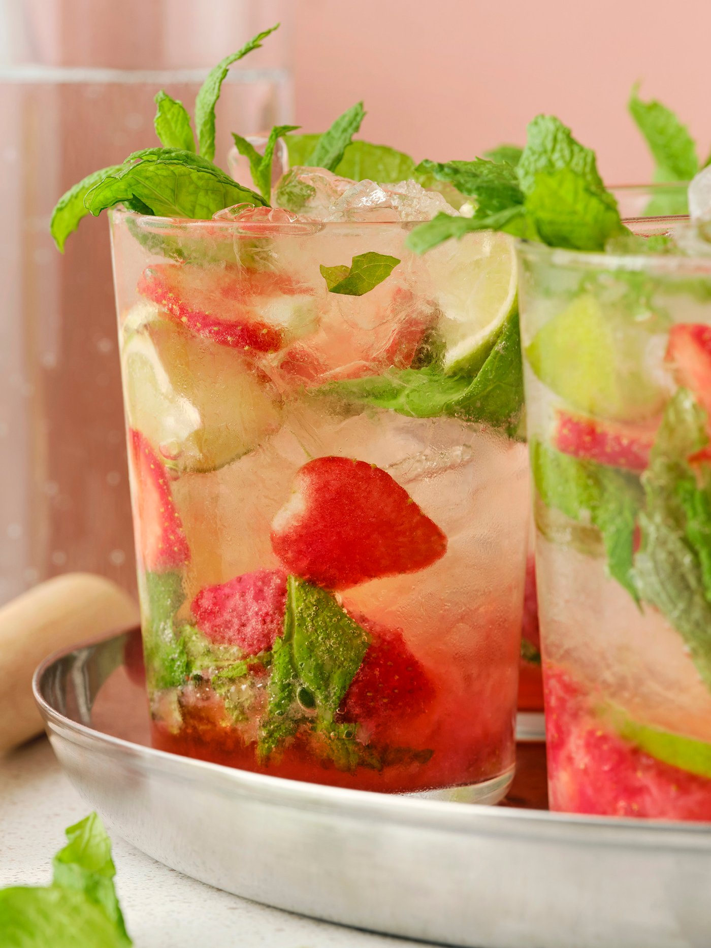 Strawberry Mojito mocktail