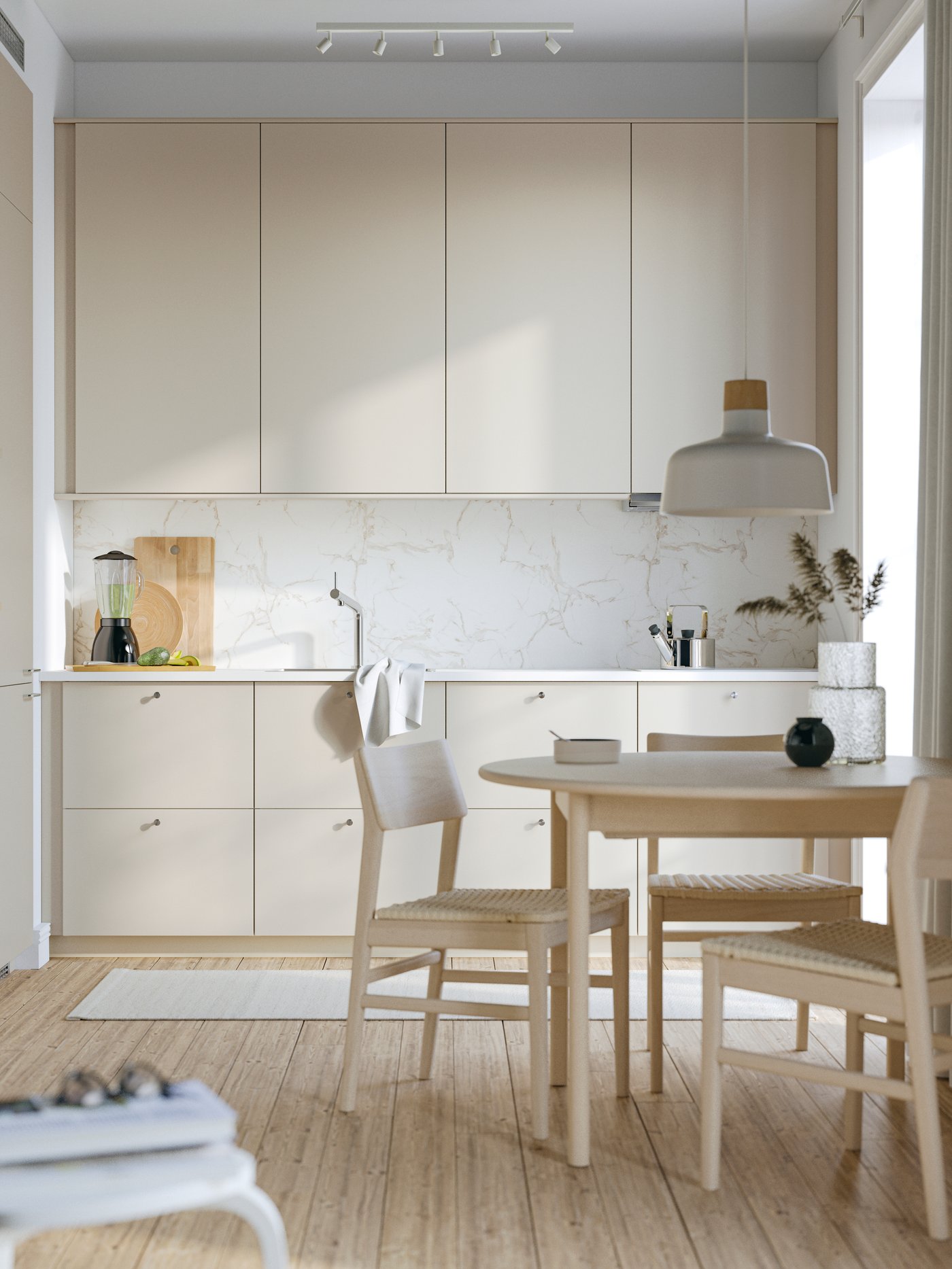 Un cuisine IKEA METOD avec des façades HAVSTORP