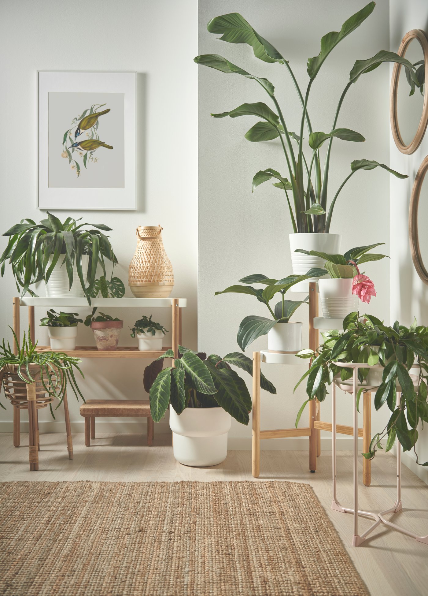 An in/outdoor white FÖRENLIG plant pot