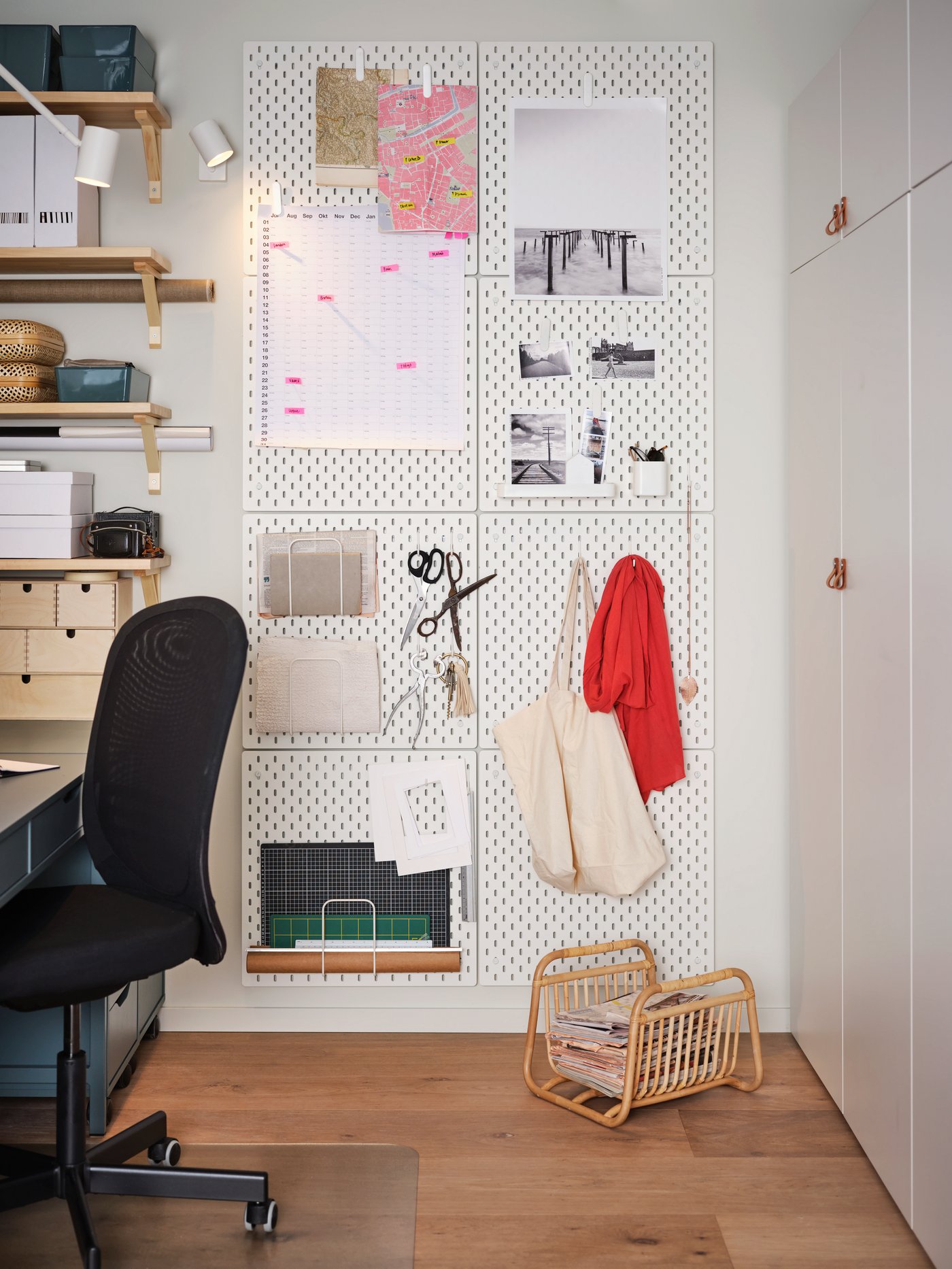 A KOLON floor protector in the home office