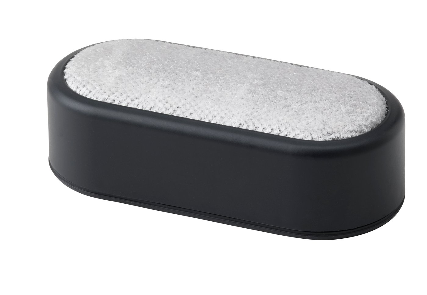 IKEA FRUKTPLOCKARE klädborste, svart/ljusgrå, 12x6x4 cm