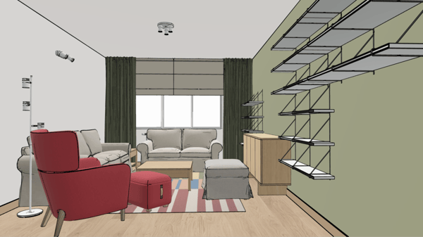 Rysunek pomieszczenia.