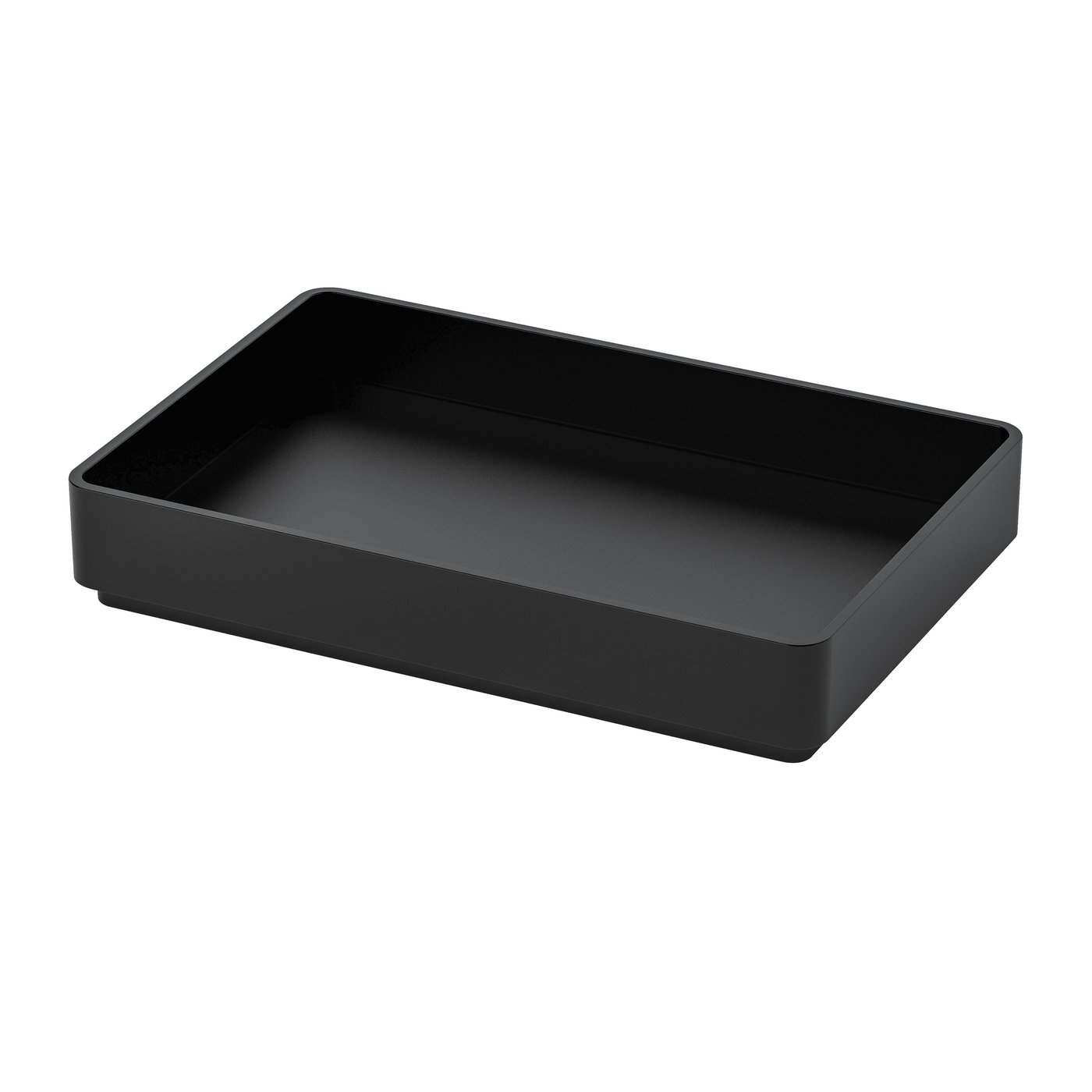 IKEA SKOGSVIKEN bricka, svart, 10x15 cm