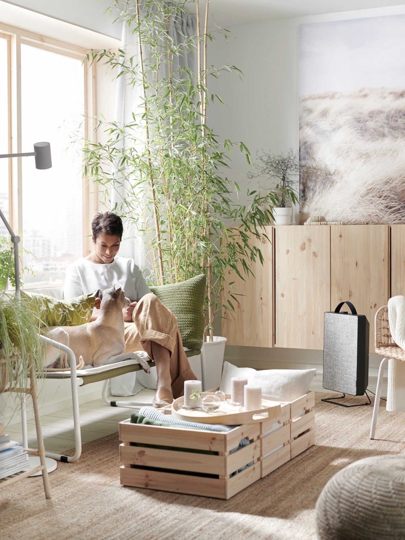 A living room with a sofa for park lovers - IKEA US