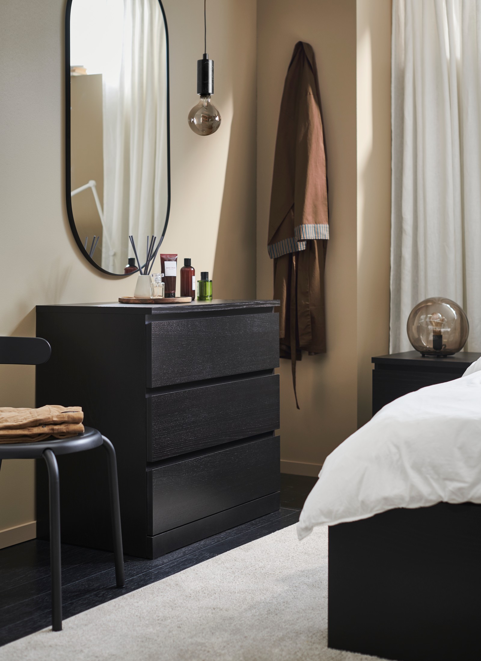 dresser handles and knobs homdiy Champagne Bronze Cabinet 30 Pack Champagne Brass Square Color:BLACK POPLIN PRINT (342) luxe dressing Not Ya Mama's Oyster
