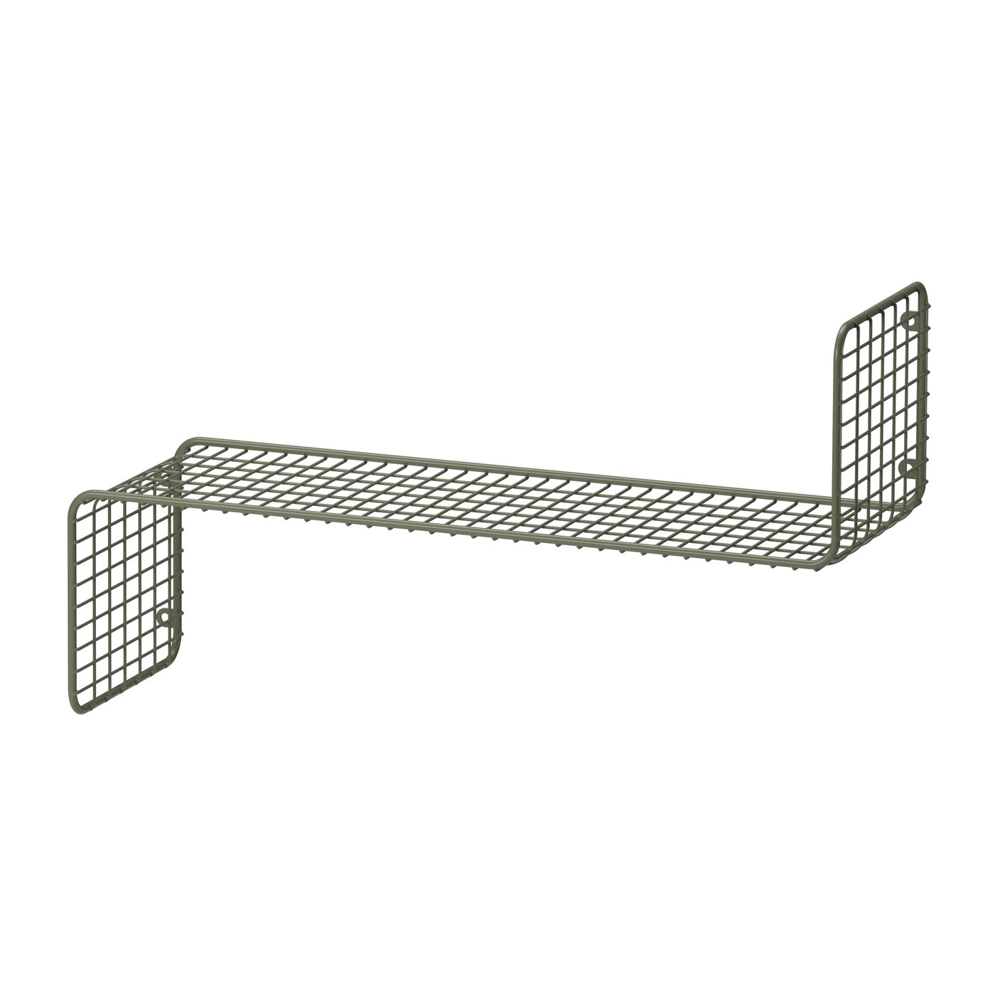 IKEA SVENSHULT vägghylla, grågrön, 60x20 cm