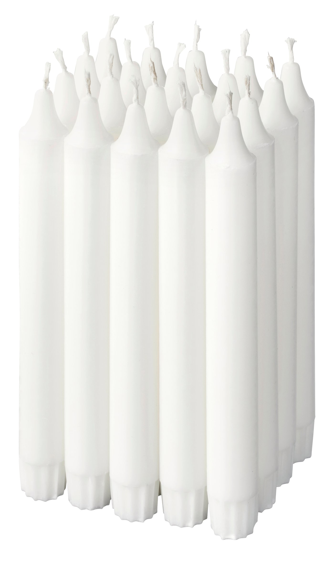 IKEA JUBLA kronljus utan doft, vit, 19 cm 6 tim.