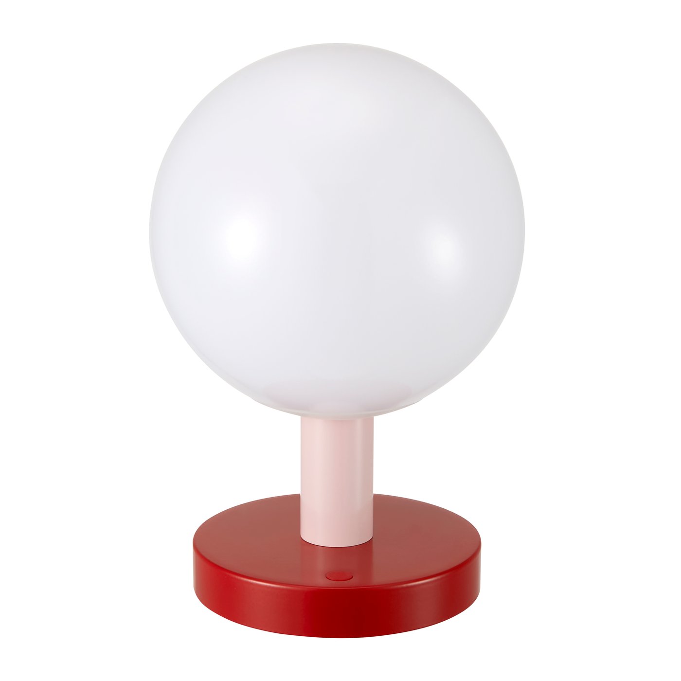 IKEA SOLVINDEN LED dekorationsbelysning, batteridriven klot/röd ljusrosa, 26 cm