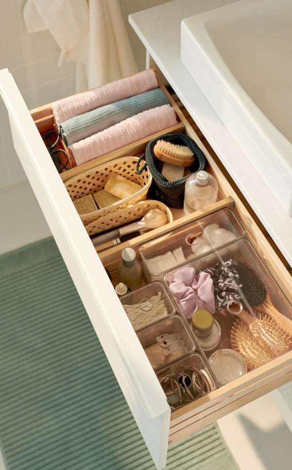 Make up in a drawer