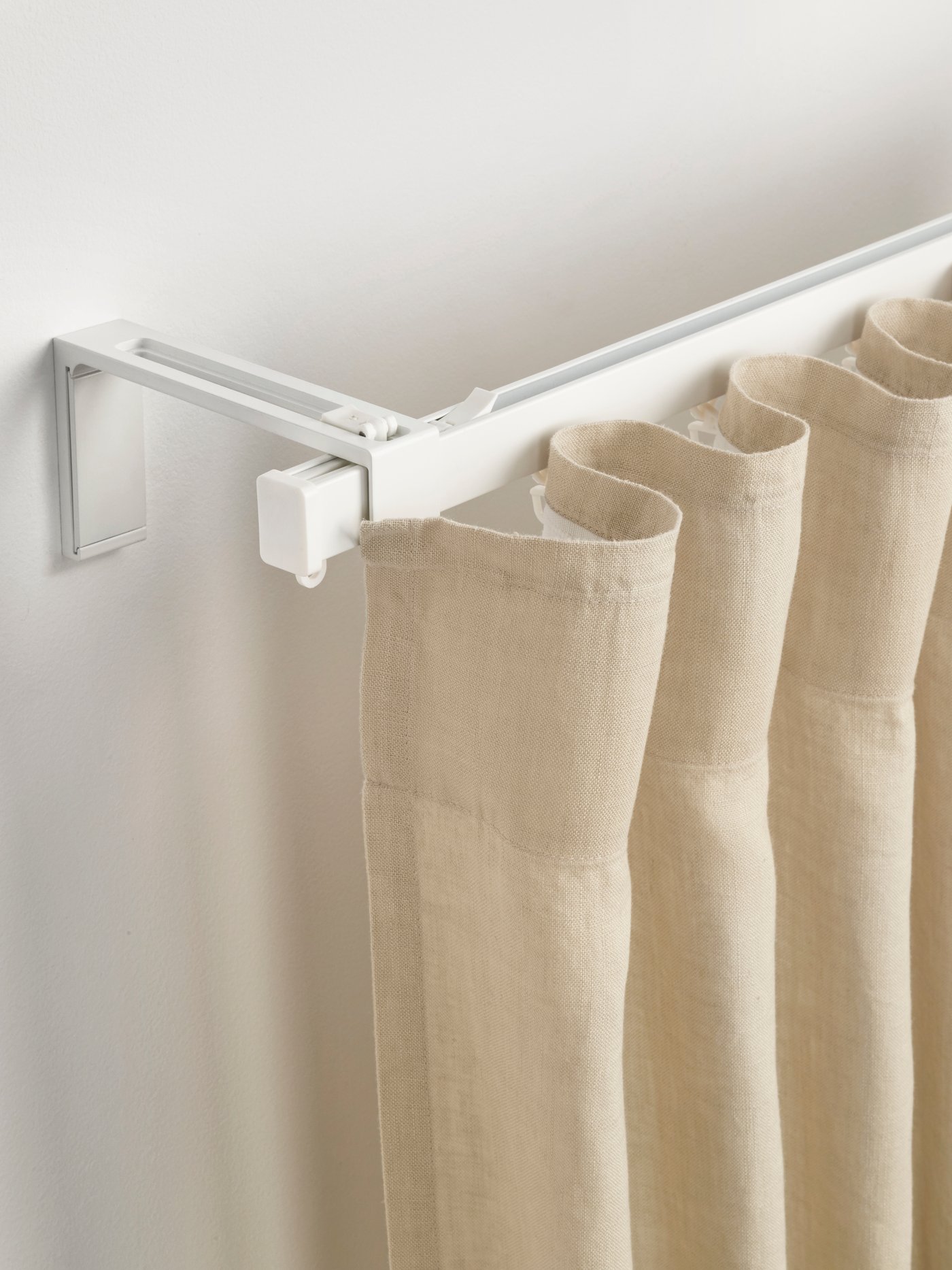 VIDGA gardinskinne til væg