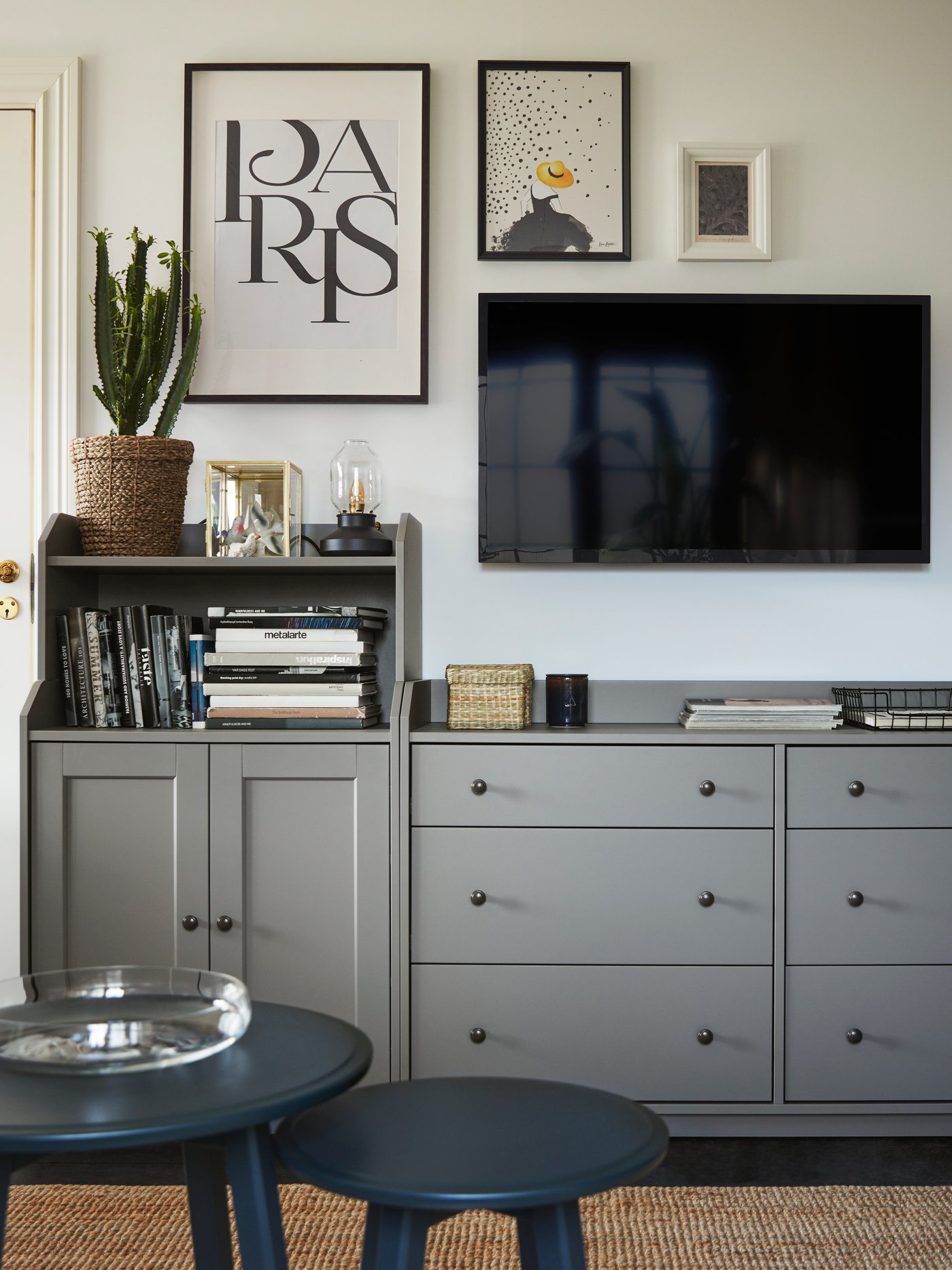 A comfy and functional living room bedroom combo IKEA