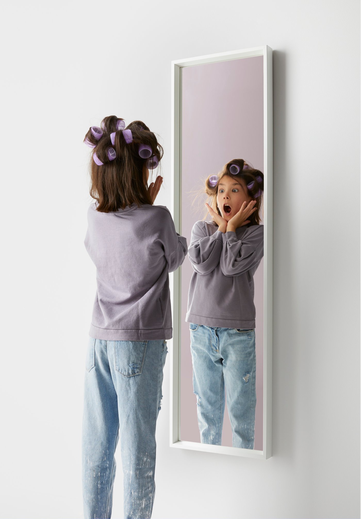 A white NISSEDAL mirror