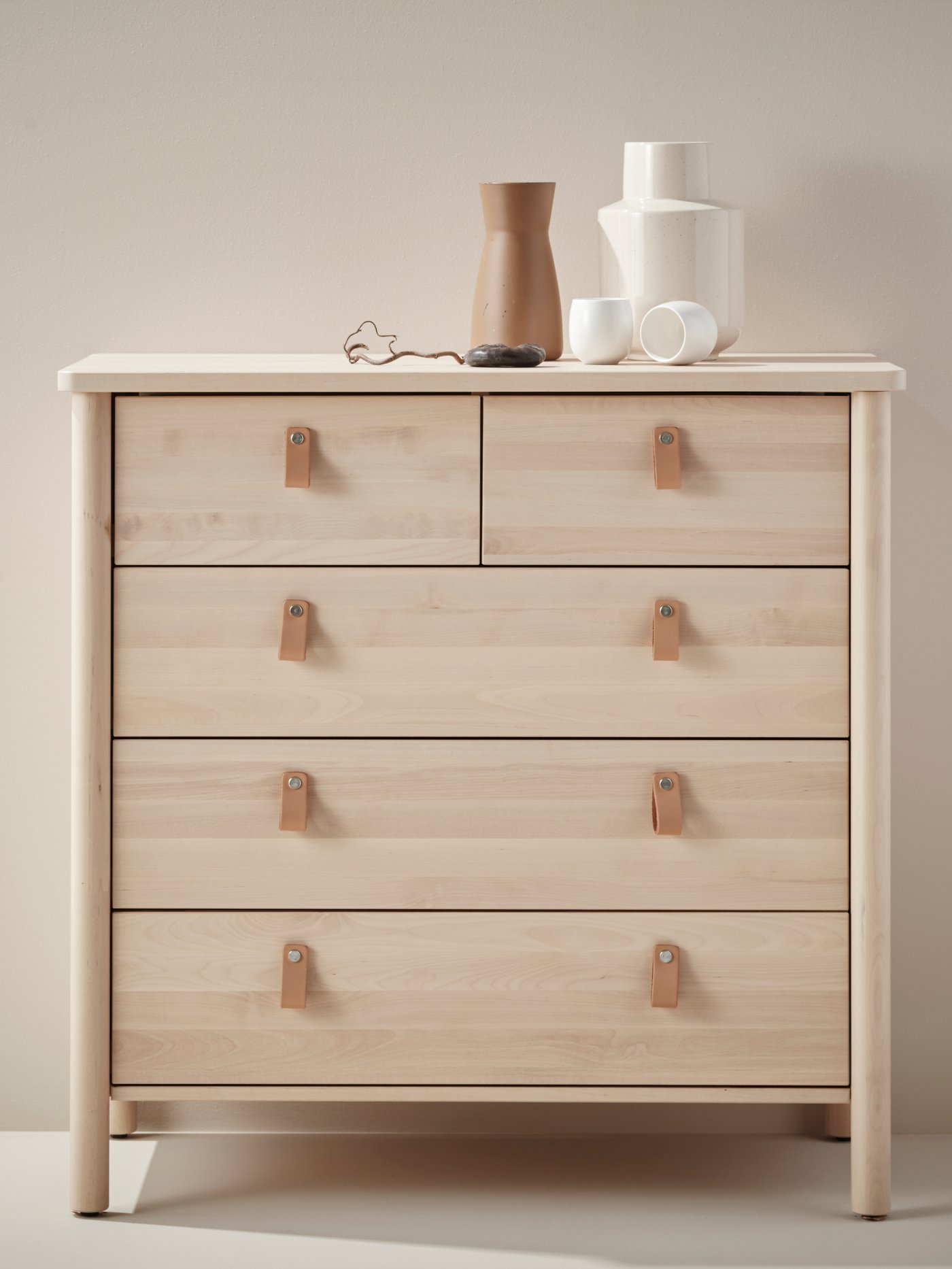 A nifty chest of drawers for a minimalistic bedroom IKEA