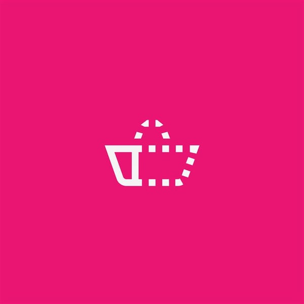 En rosa bakgrunn med ikonet for finansiering fra IKEA.
