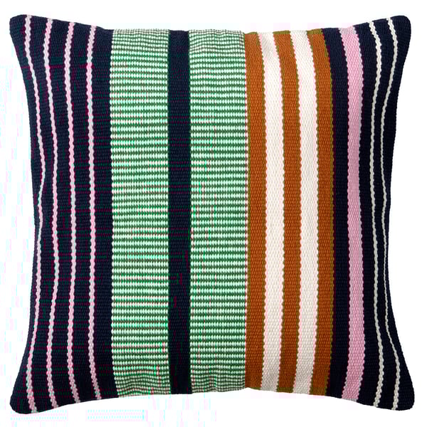 A multicolour/stripe pattern MÄVINN cushion cover