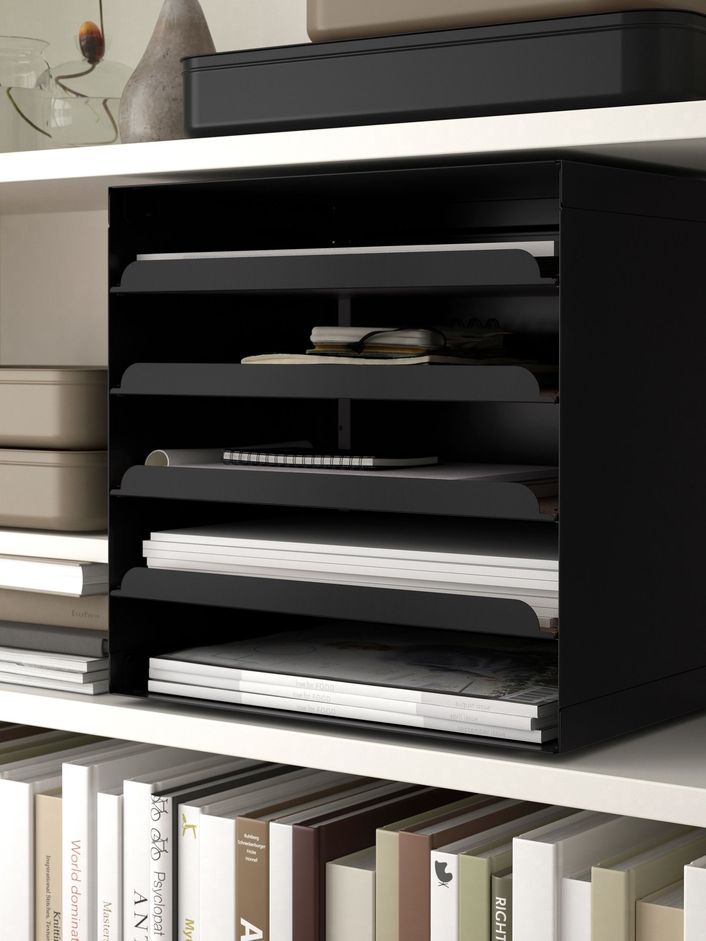 Una bandeja para cartas HARVMATTA en antracita