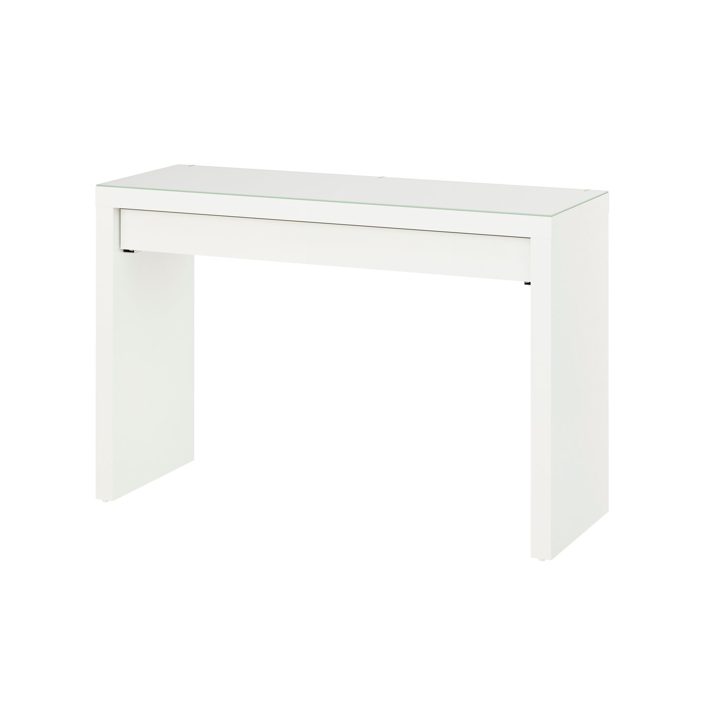 IKEA MALM toalettbord, vit, 120x41 cm